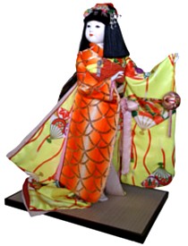 большая японская интерьерная кукла, 1950-е гг.