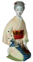статуэтка Девушка в кимоно, Япония, 1960-е гг.