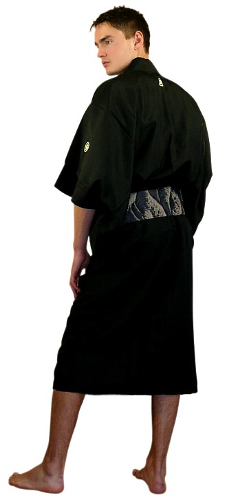 мужское антикварное кимоно