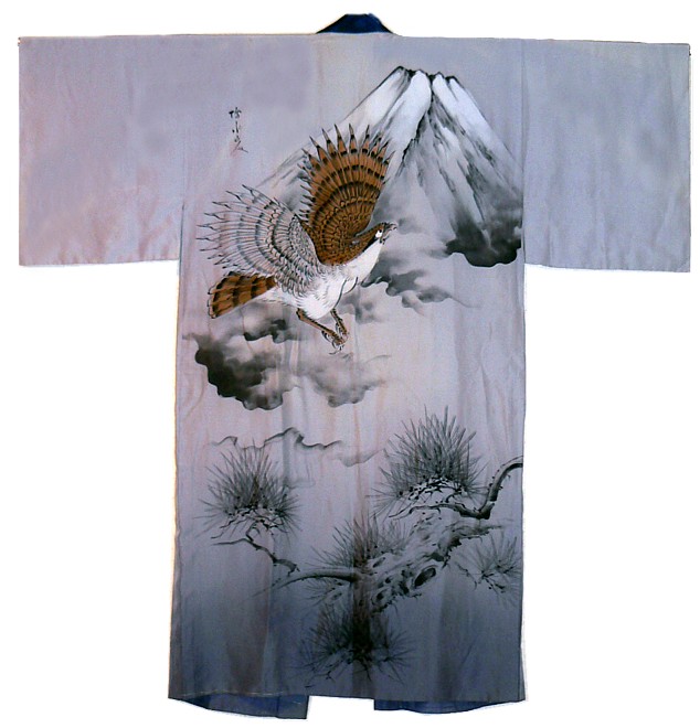 мужское японское старинное кимоно, 1930-е гг.