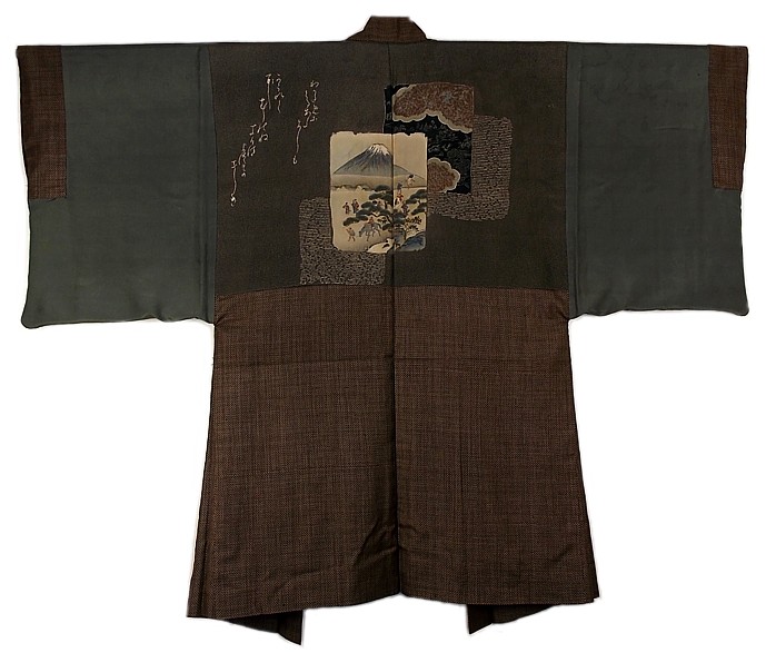 японская одежда: мужское шелковое хаори, 1920-е гг.