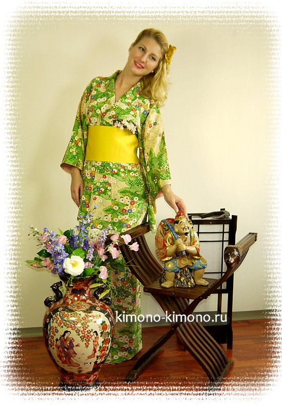 настоящее японское кимоно - стильная одежда для дома