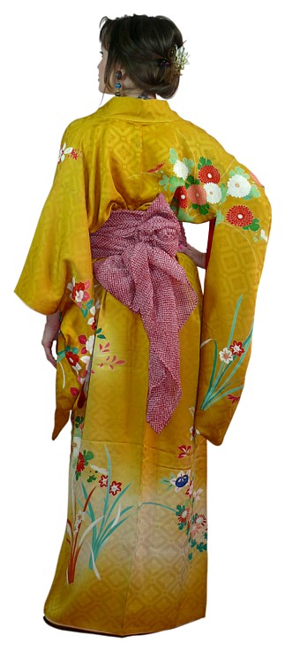 кимоно и пояс оби
