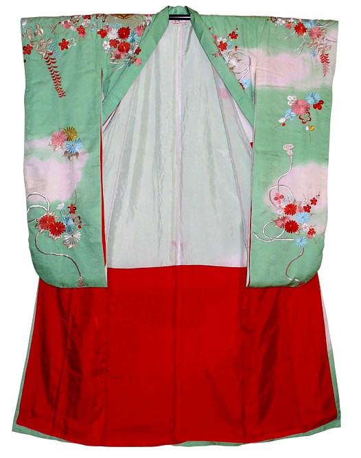японское свадебное кимоно