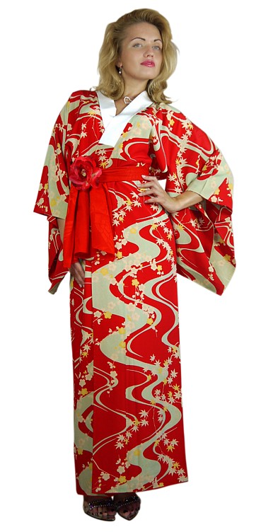 настоящее японское кимоно