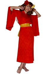 японское кимоно из шелка, 1930-е гг.