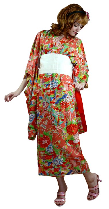 старинное японское кимоно - стильная одежда для дома