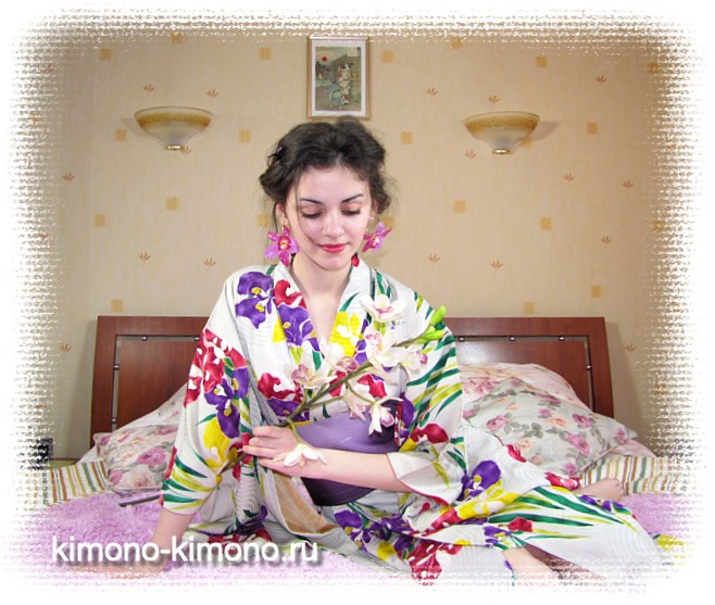 японское традиционное шелковое кимоно - стильная одежда для дома и эксклюзивный подарок 