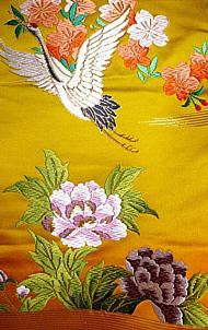 дизайн ткани японского свадебного кимоно